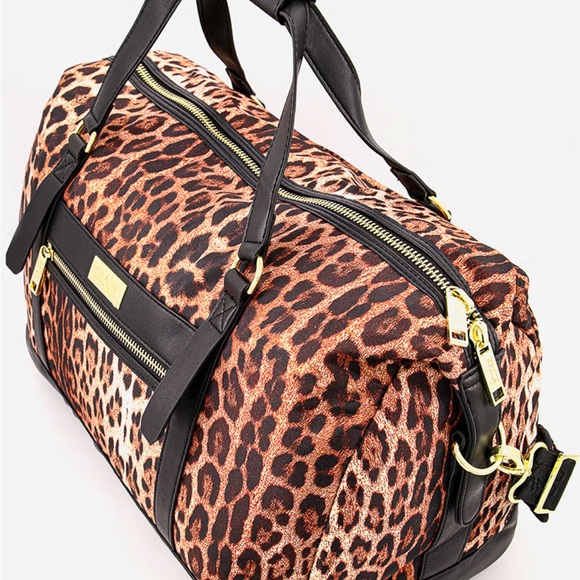 Cavalli Class by Roberto Cavalli Leopard-Print Travel Duffel - Picture 14 of 15